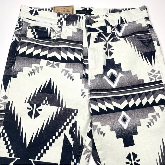 Polo Ralph Lauren Tompkins Skinny Aztec Navajo Print Jeans Sz 28 - Picture 3 of 12